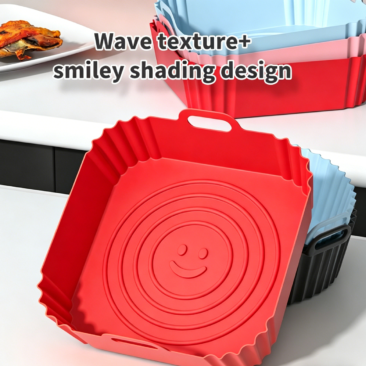 2Pcs Reusable Square Silicone  - Kitchen Baking Tray Set บทวิจารณ์และราคา