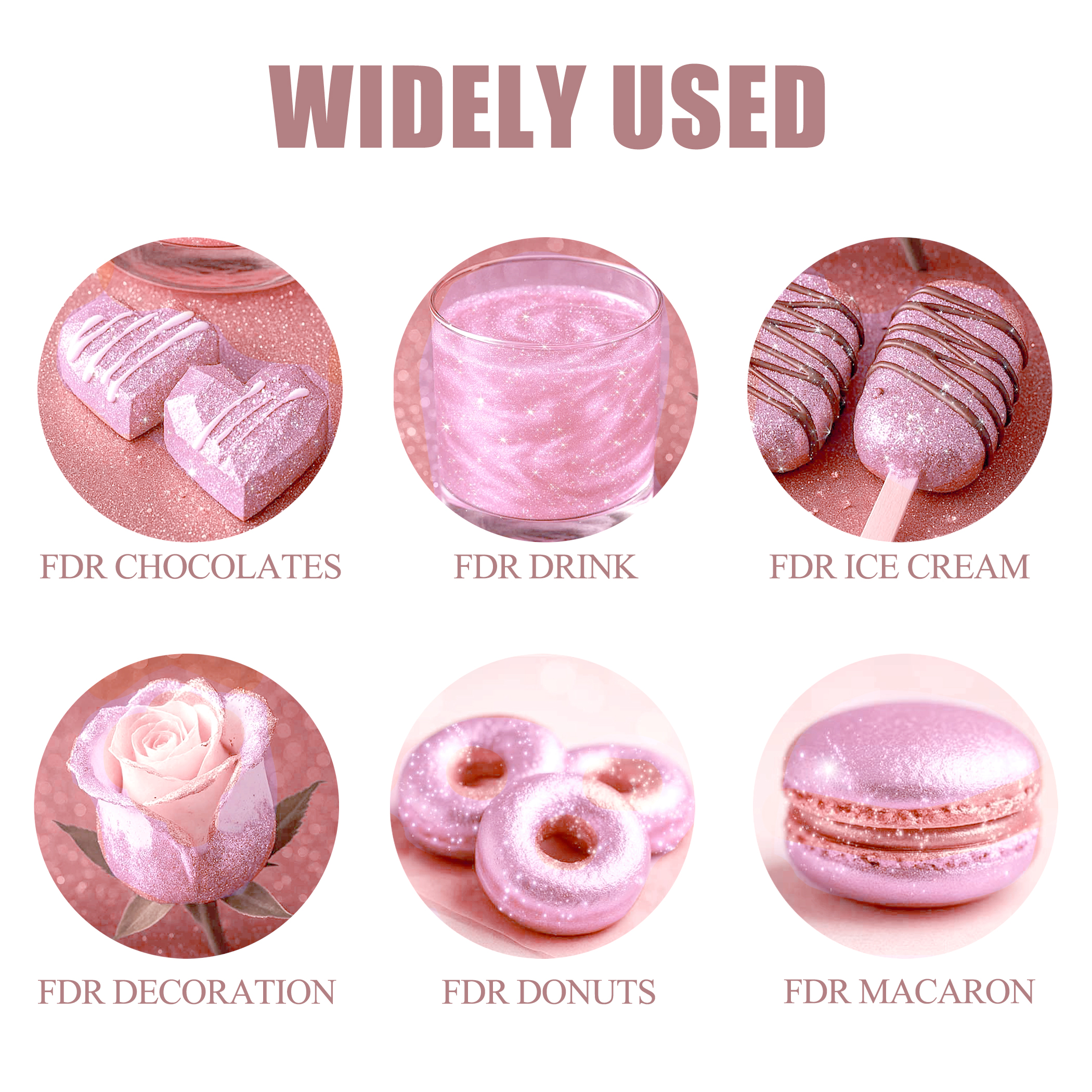 Glitter cake decoration golden - Kitchen Tools For Baking บทวิจารณ์และราคา