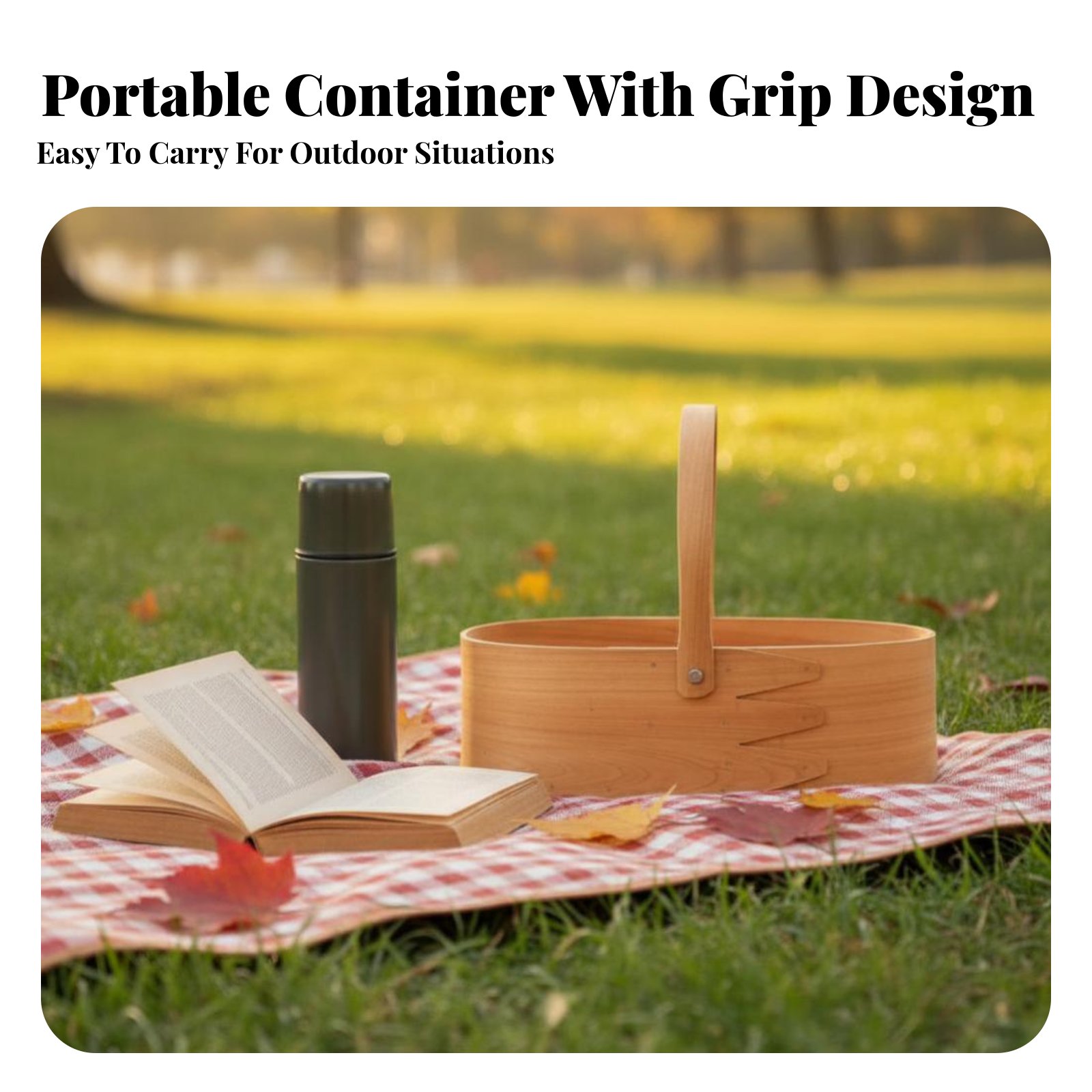 Handled Wood Chip Container Ja - Kitchen Tools For Baking บทวิจารณ์และราคา